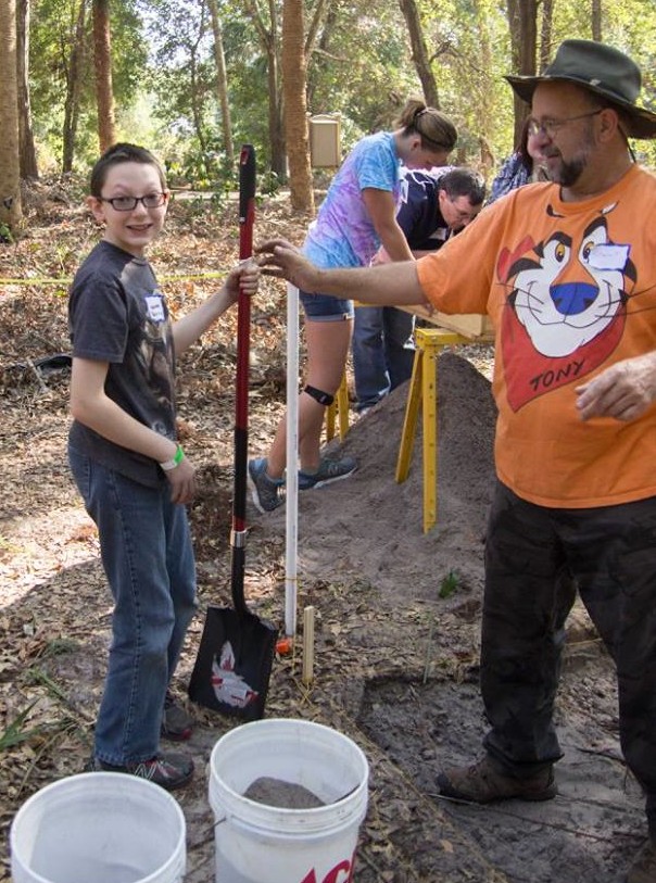 The children were also allowed to excavate under the direct supervision of an archaeologist