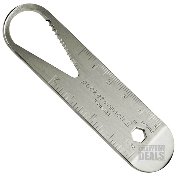 Pocket Wrench II Multifunction Wrench Tool Set with Prybar Made in USA