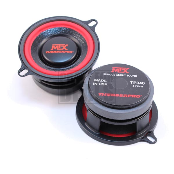 MTX Audio 3.5" 4 Ohm Midrange Car Speakers 31/2 Inch Made in USA eBay