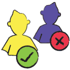 make your guess in the game for points and collect people