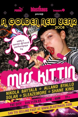 MISS KITTIN NYE 2008 AT BLASTHAUS
