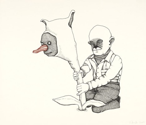 John Casey <a href="http://receivergallery.com/shows/strangefruitbadseeds.php">At Receiver Gallery</a>