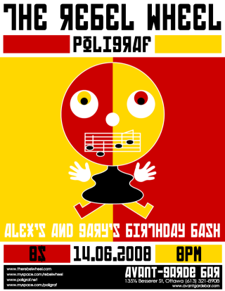 The Rebel Wheel & Poligraf at Avant-Garde Bar