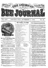 Volume 25, Number 44: American bee journal