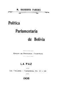 Política parlamentaria de Bolivia