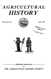 Volume 38, Number 2: Agricultural history