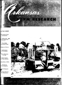 Volume XIII, Number 4: Arkansas farm research