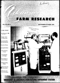 Volume XIII, Number 5: Arkansas farm research