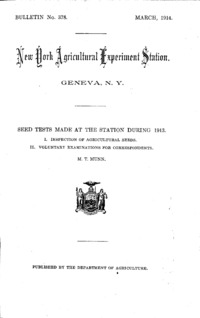 Number 378: Bulletin