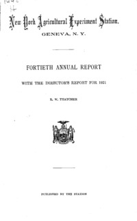 Edition fortieth annual report: Bulletin