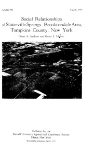 Number 501: Bulletin