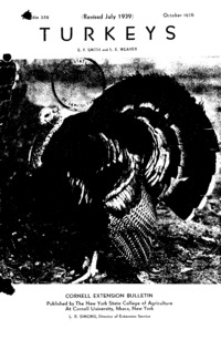 Number 359, Edition Revised - Turkeys: Cornell extension bulletin