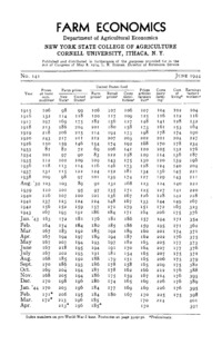 Number 141: Farm economics