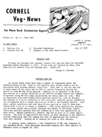 Volume 21, Number 4: Cornell veg-news