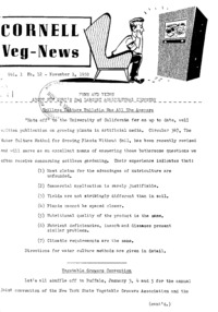 Volume 1, Number 12 - News and Views: Cornell veg-news