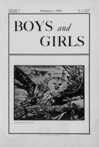 Volume 2, Number 2: Boys and girls: a nature study magazine
