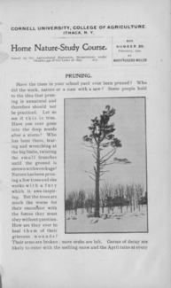 Number 20 - Pruning: Home nature-study course