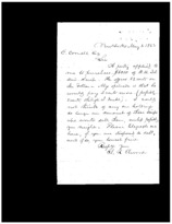 Ezra Cornell Correspondence: May 1, 1862 - May 19, 1862 (Box 21/Folder 15)