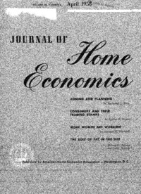 Journal of home economics: Volume 50, Number 4