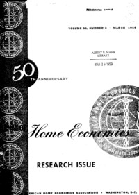 Journal of home economics: Volume 51, Number 3