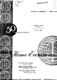 Journal of home economics: Volume 51, Number 4