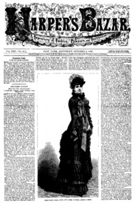 Volume XIII, Number 41: Harper's bazaar