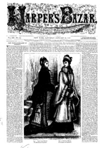 Volume XII, Number 4: Harper's bazaar
