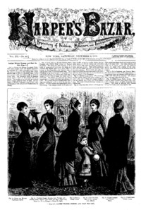 Volume XII, Number 49: Harper's bazaar