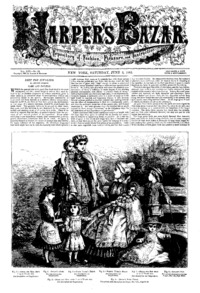 Volume XVI, Number 22: Harper's bazaar