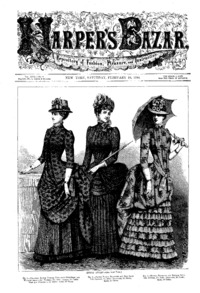 Volume XVII, Number 8: Harper's bazaar