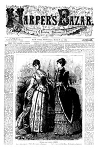 Volume XVII, Number 11: Harper's bazaar