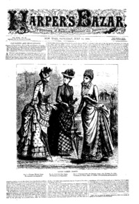 Volume XVII, Number 28: Harper's bazaar