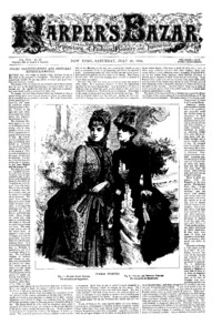 Volume XVII, Number 30: Harper's bazaar