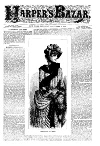 Volume XVII, Number 36: Harper's bazaar