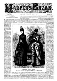 Volume XIX, Number 27: Harper's bazaar