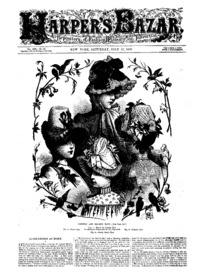 Volume XIX, Number 29: Harper's bazaar