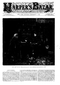 Volume XIX, Number 37: Harper's bazaar