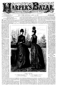 Volume XXI, Number 17: Harper's bazaar