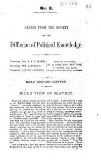 Bible view of slavery.