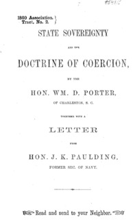 State sovereignty and the doctrine of coercion