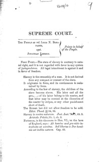 The people ex rel. Louis N. Bonaparte, agst. Jonathan Lemmon : points in behalf of the people.