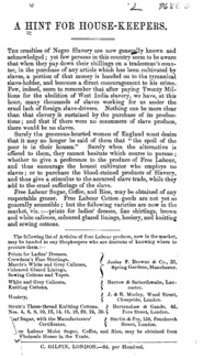 A hint for house-keepers.