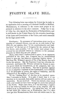 Fugitive slave bill.