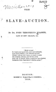 The slave-auction