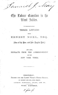 The labour question in the West Indies : three letters