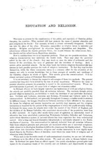 Education and religion.