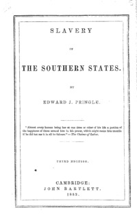 Slavery in the southern states