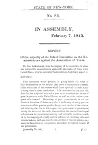 Report of the majority of the Select Committee on the Remonstrances Against the Annexation of Texas.
