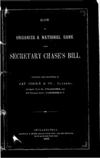 How to organize a national bank under Secretary Chase's bill
