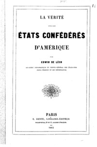 La vâeritâe sur les âEtats confâedâerâes dAmâerique